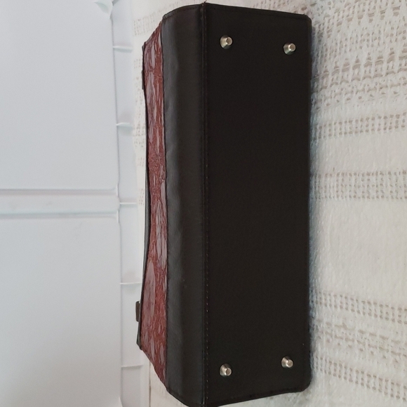 Miche purse, base purse, cover panel, interchangable, rust orange red - Picture 6 of 12